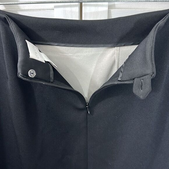 Chico's Pencil Skirt Size 0 Size 4 Cutwork Black & Nude - Picture 10 of 16